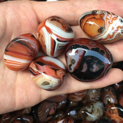 Natural Smooth Agate Stones
